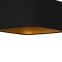 Lampa sufitowa z czarno-złotym abażurem ML6367 z serii NAPOLI - 4