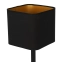 Czarno-złota, abażurowa lampka na szafkę nocną ML6369 z serii NAPOLI - 4