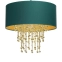 Zielono-złota lampa wisząca z kryształkami MLP6451 z serii ALMERIA - 3