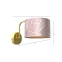 Elegancka lampa ścienna, różowy kinkiet MLP7583 z serii ZIGGY - 2