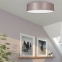 Różowa lampa sufitowa, plafon ze wzorem MLP7587 z serii ZIGGY - 3