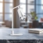 Biało-srebrna, nowoczesna lampka biurkowa ML0276 z serii FLOWER - 3