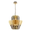 Dekoracyjna, złota lampa wisząca do salonu ML0413 z serii DONNA