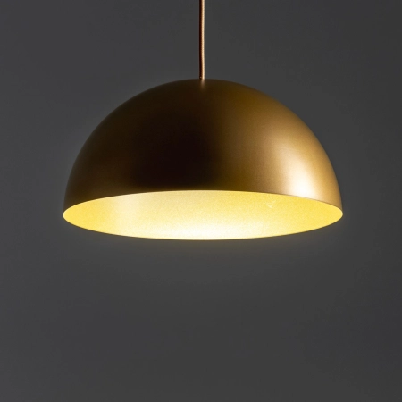 Klasyczna lampa wisząca do kuchni, złoty zwis 10616 z serii HEMISPHERE 6