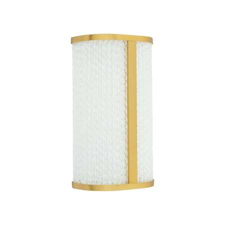 Ledowy, elegancki, złoty kinkiet łazienkowy 10730 z serii PALMAS