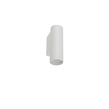 Jednostronna, biała lampa ścienna tuba 10746 z serii FOURTY