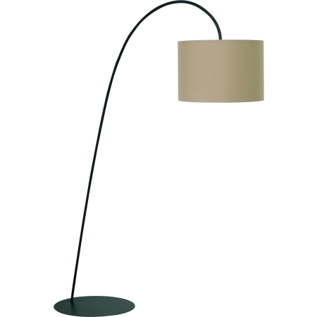 Lampa podłogowa z dużym abażurem w kolorze kawowym 3464 z serii ALICE