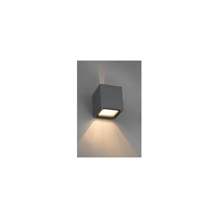Geometryczna, elewacyjna lampa ścienna kostka 4443 z serii KHUMBU