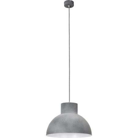 Lampa wisząca z kloszem imitującym beton, do kuchni 6510 z serii WORKS