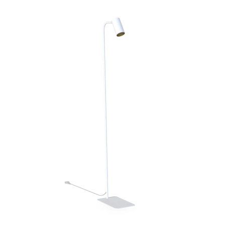 Lampa podłogowa, w kolorze bieli, na żarówki GU10 7714 z serii MONO