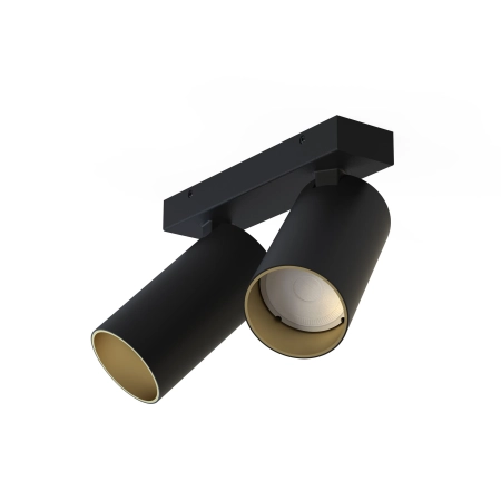 Czarno-złoty reflektor, dwie regulowane tuby 7766 z serii MONO 2