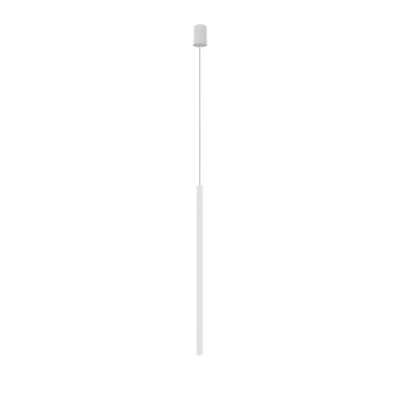 Elegancka lampa wisząca - tuba w białym kolorze 8432 z serii LASER