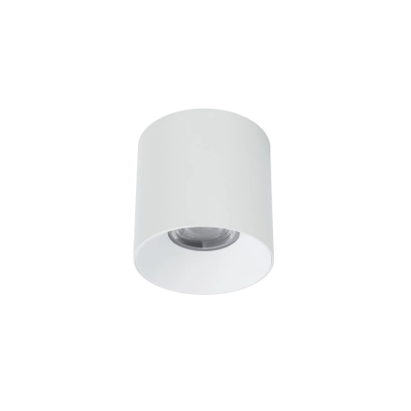 Biały natynkowy spot - downlight, wbudowany LED 8734 z serii CL IOS LED