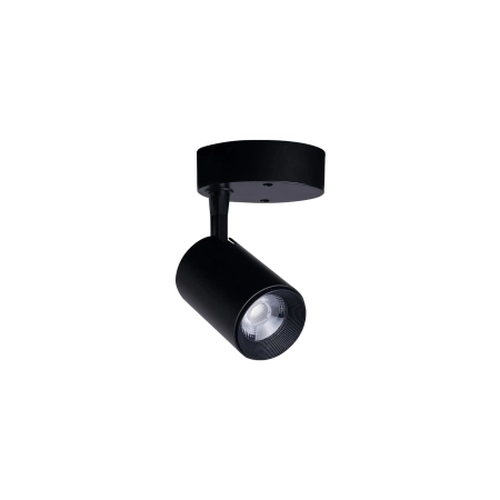 Czarny, ledowy reflektor z wbudowanym LED-em 8994 z serii IRIS LED