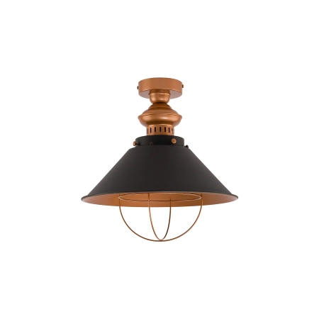 Lampa sufitowa, w kolorze mosiądzu, w stylu loftowym 9247 serii GARRET
