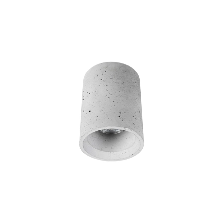 Szary, betonowy spot natynkowy, w kształcie tuby, GU10 9390 z serii SHY