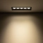 Czarna, ledowa lampa wpustowa 20,7cm 36° 3000K 10062 z serii MIDI LED 2