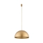 Stylowa lampa wisząca z kopułowym, złotym kloszem 10298 z serii HEMISPHERE