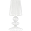 Lampa biurkowa wykonana z białego drutu z abażurem 5410 z serii AVEIRO