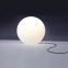 Lampa zewnętrzna dekoracyjna biała kula do ogrodu 6976 z serii CUMULUS - wizualizacja 3