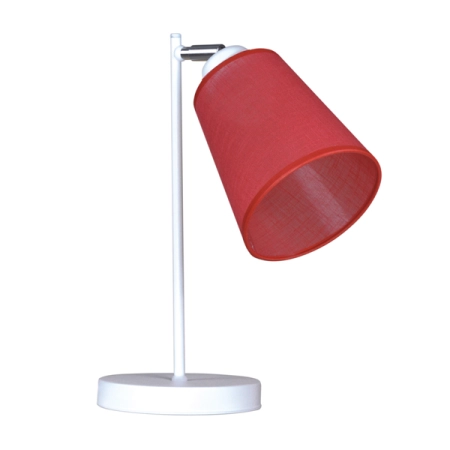 Lampka stołowa K-3763 z serii CALABRIA - czerwona