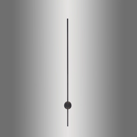 Modernistyczny, długi, czarny kinkiet LED 9407-18 z serii PURE-GRAFO 5