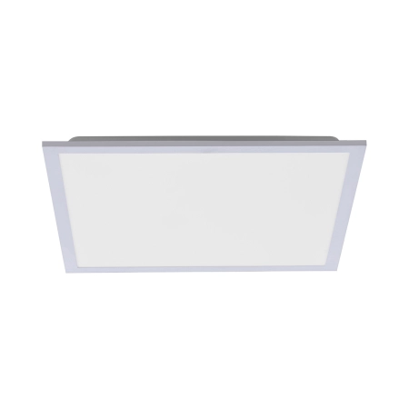 Srebrny plafon LED, ciepła barwa światła 14752-21 z serii FLAT