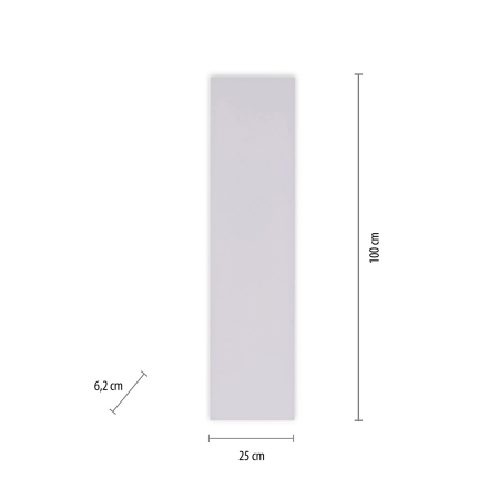 Prostokątny plafon z regulowaną barwą światła 15553-16 z serii CANVAS 5