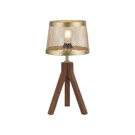 Drewniano-metalowa lampka stołowa 11423-60 z serii FREDERIK