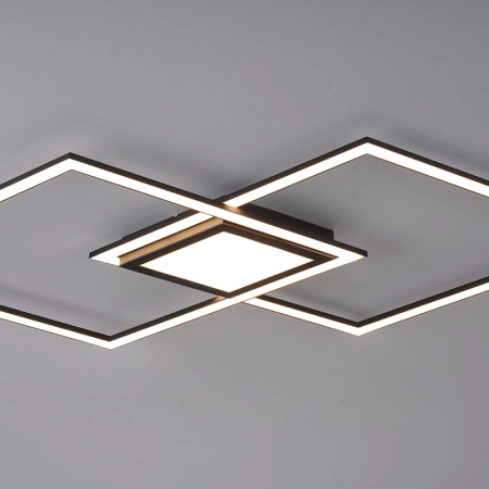 Lampa sufitowa LED o ciepłej barwie światła 14695-18 z serii ASMIN 6