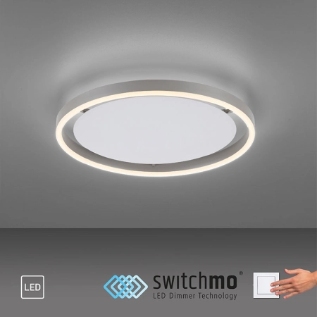Nowoczesny plafon LED o ciepłej barwie światła 15391-95 z serii RITUS 8