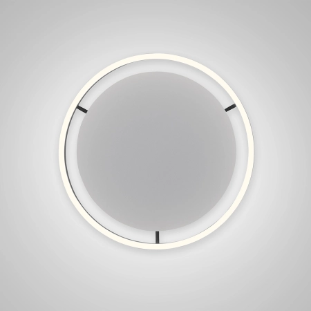 Lampa sufitowa - czarny świecący okrąg 15391-13 z serii RITUS 8