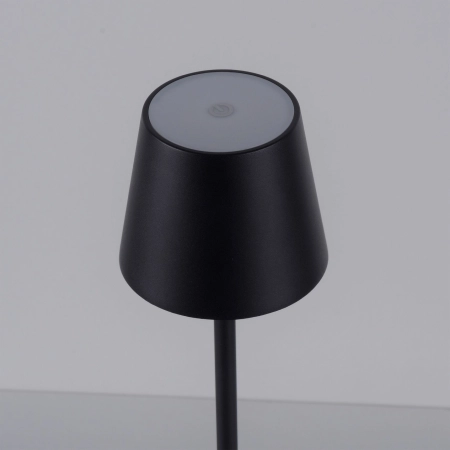 Klasyczna, czarna lampka stołowa LED 19250-18 z serii EURIA - 6