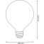 Żarówka E27 LED 4W filament 308887 z serii AMBER - Polux 2