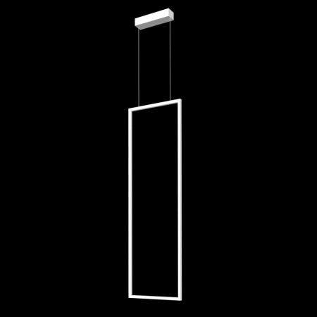 Długa, pionowa, minimalistyczna ramka wisząca LED 66269 z serii EDO