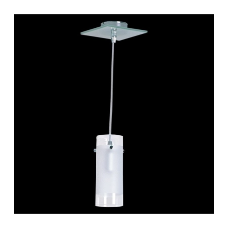 Klasyczna lampa wisząca z wąskim, mlecznym kloszem 66639 z serii UNO