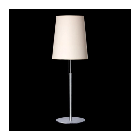Stylowa, klasyczna, beżowa lampka stołowa LED 67587 z serii BELL