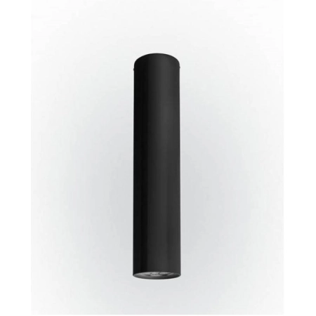 Krótka, czarna tuba natynkowa GU10 15cm 67728 z serii PIANO