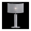 Wysoka, metaliczna lampa stołowa do salonu 67548 z serii NODO