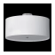 Biała, okrągła, abażurowa lampa sufitowa ⌀70cm 67575 z serii RONDO