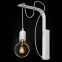Biała, metalowa lampa ścienna w stylu loft 67985 z serii BORNHOLM 2