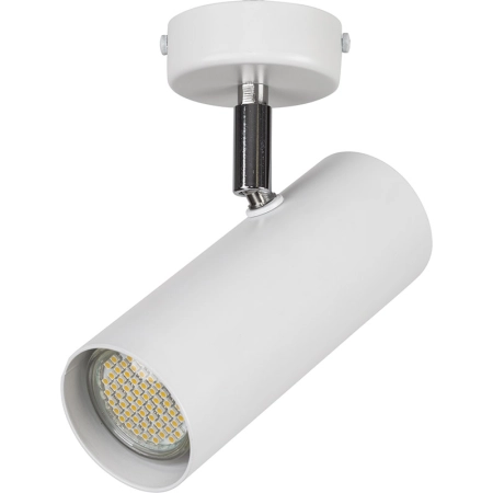 Biała lampa sufitowo-ścienna, ruchomy reflektorek SIG 32592 z serii OKO