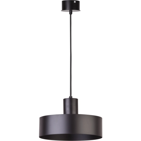 Ponadczasowa lampa wisząca z czarnym kloszem SIG 30896 z serii RIF