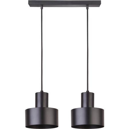 Czarna lampa wisząca nad wyspę kuchenną SIG 30898 z serii RIF
