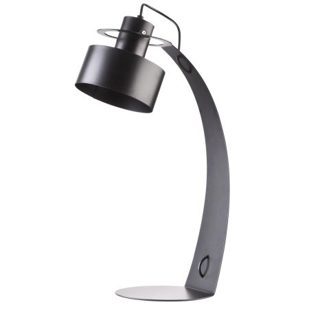 Designerska, czarna, industrialna lampa biurkowa SIG 50065 z serii RIF