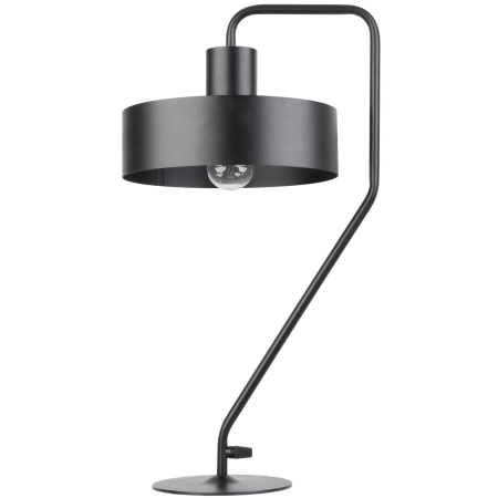 Industrialna, czarna lampka biurkowa SIG 50118 z serii VASCO