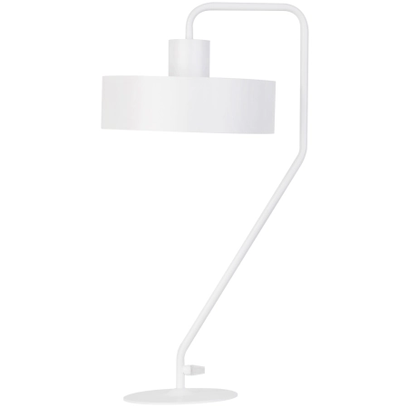 Minimalistyczna, biała lampka stołowa SIG 50119 z serii VASCO