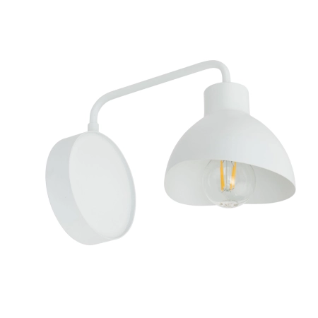 Minimalistyczna, biała lampa ścienna nad łóżko SIG 32454 z serii HOLI
