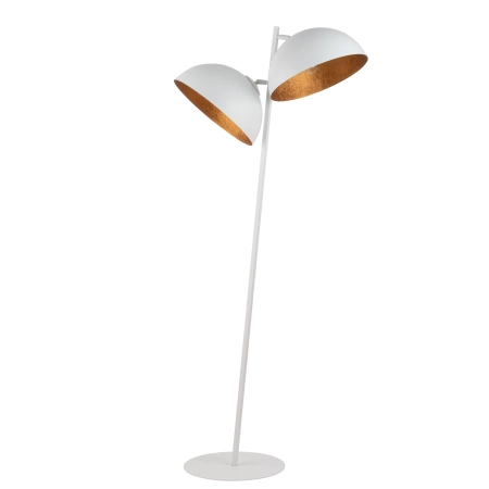 Designerska, asymetryczna lampa podłogowa SIG 50334 z serii SFERA B/MIEDŹ