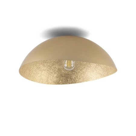 Złota, dekoracyjna lampa sufitowa SIG 40591 z serii SOLARIS